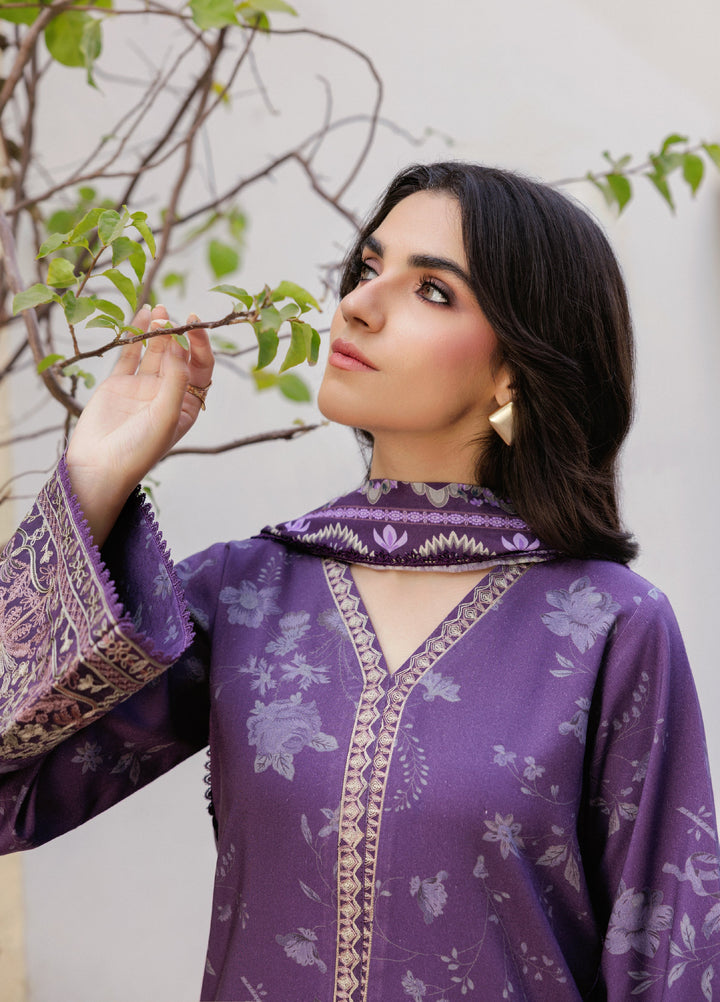 Zync by Florent Whispers Unstitched Embroidered Modal 3 Piece FL25WW FL-7B - Winter Collection