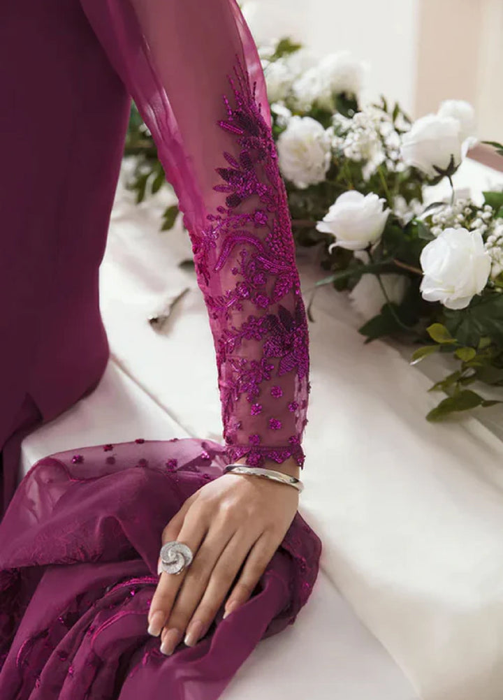 Chantelle by Baroque Unstitched Embroidered Chiffon 3 Piece Suit BQ26UCF UF-291 - Festive Collection
