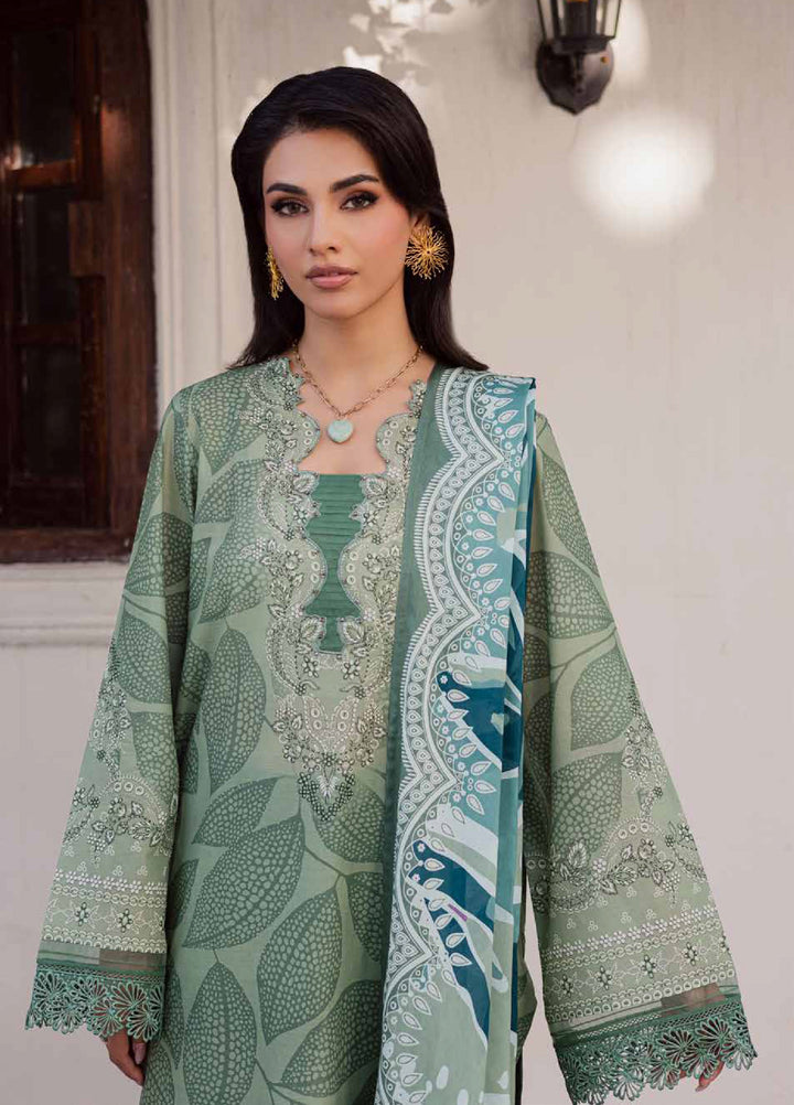 Rania by Nureh Unstitched Printed Lawn 3 Piece Suit NU26ULR NR-02 - Casual Collection
