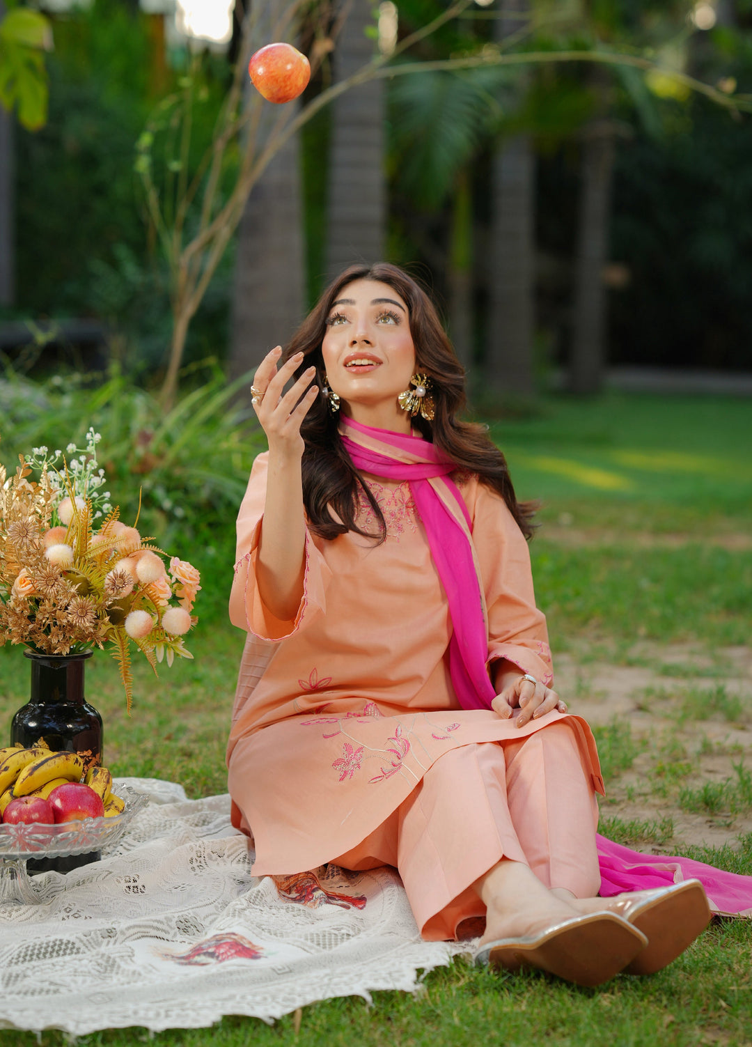 Daily Luxe by Huma Gul Unstitched Printed Lawn 3 Piece Suit MANHAHG-1104 - Casual Collection