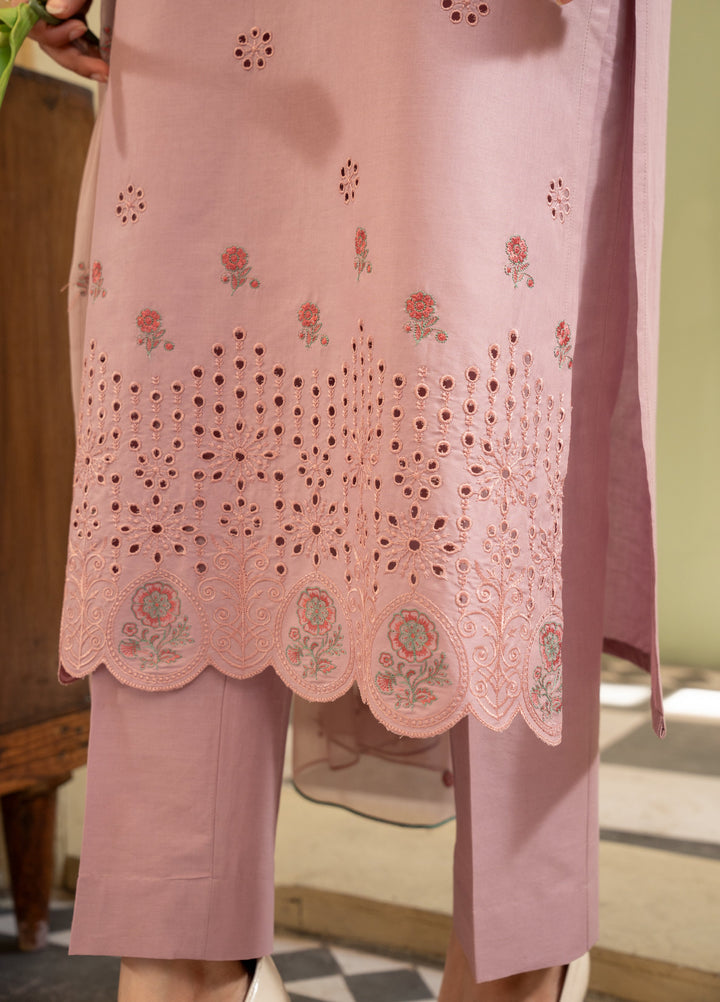 Naaz Couture Women RTW Embroidered Lawn 3 Piece Suit Tea Rose - Casual Collection