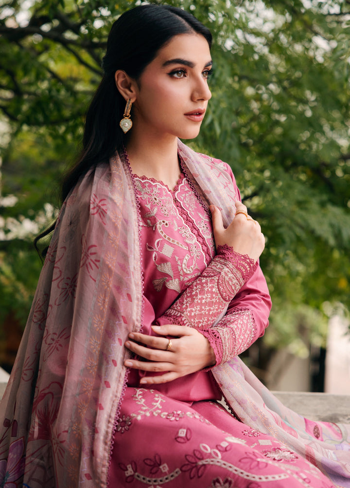 Zync by Florent Unstitched Embroidered Lawn 3 Piece Suit FL26ULZ FZ-5B - Lawn Collection