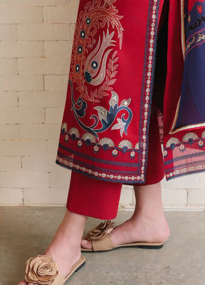 The Secret Garden by Mushq Unstitched Embroidered Lawn 3 Piece Suit MU26USG Luma Bloom HUNSS260402 - Festive Collection