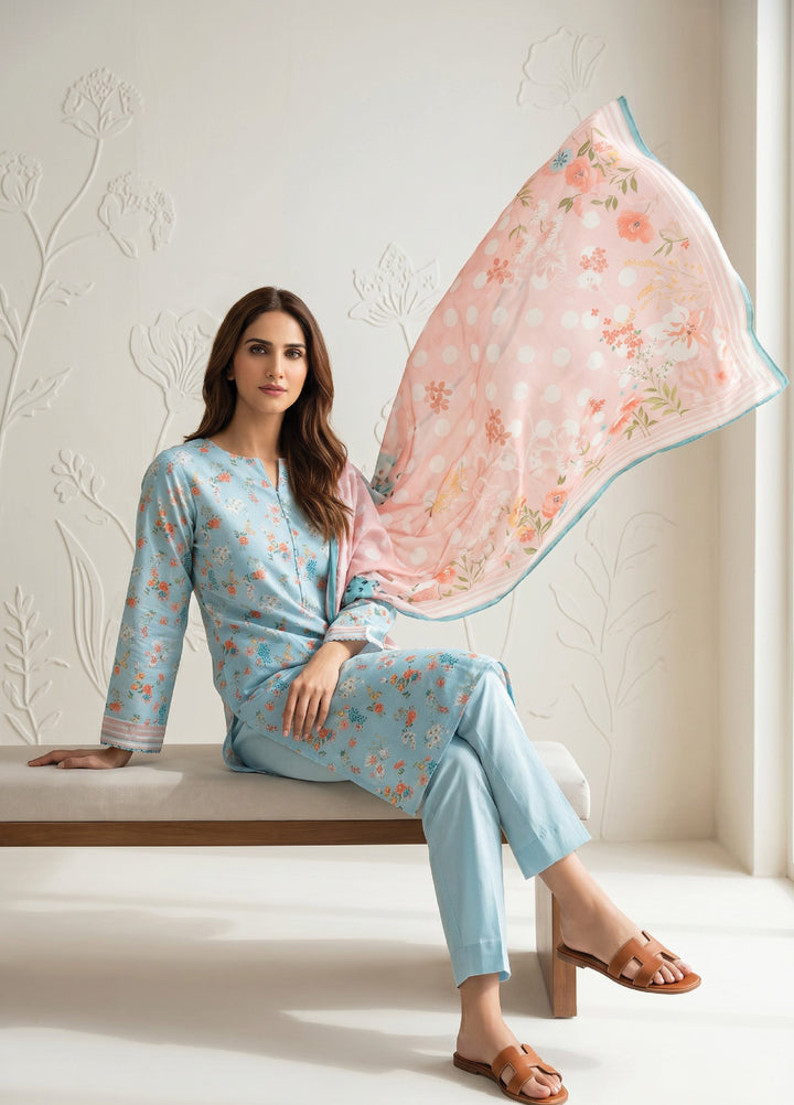 Salina by Regalia Textiles Unstitched Printed Lawn 3 Piece Suit RG26USII D-6 - Casual Collection