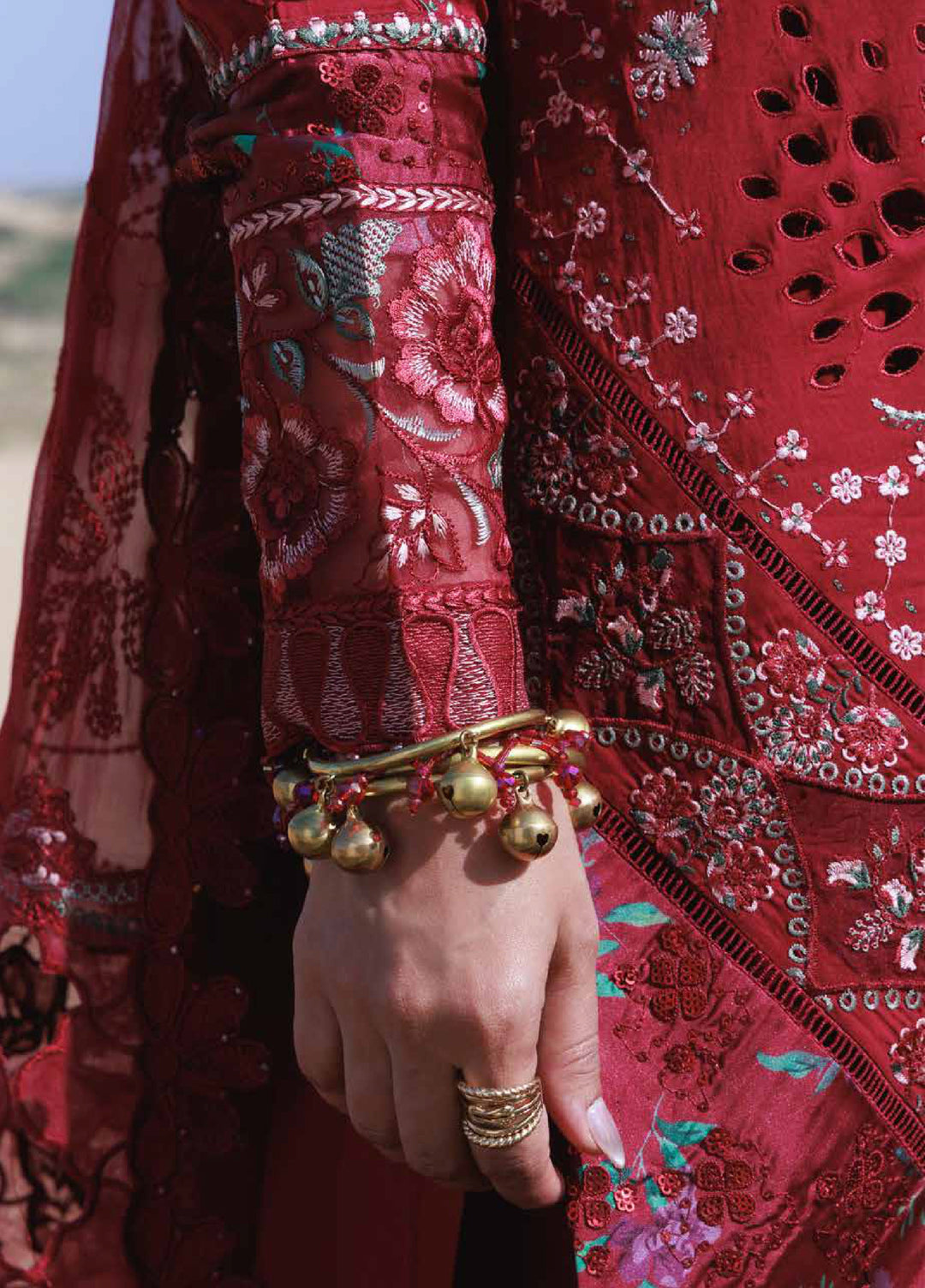 Aman by Nureh Unstitched Embroidered Luxury Lawn 3 Piece Suit NU26UA NE-230 - Festive Collection