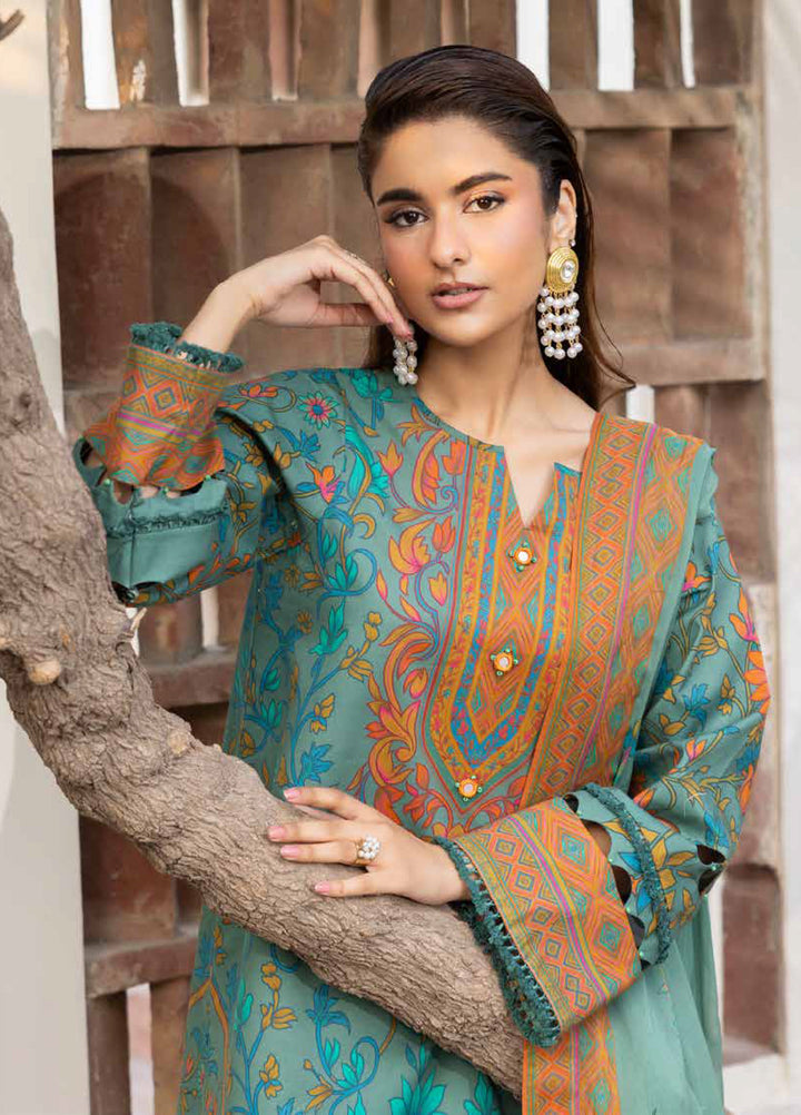 C Prints by Charizma Unstitched Printed Lawn 3 Piece Suit CHR26UCP CP6-03 - Summer Collection