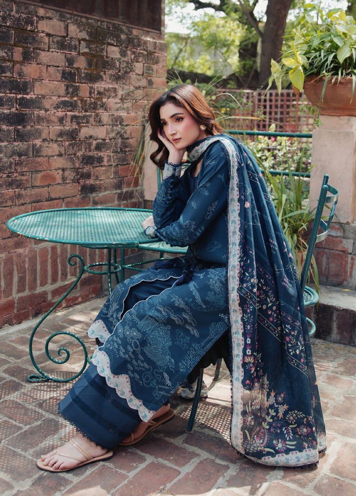 Zync by Florent Unstitched Printed Lawn 3 Piece Suit FL26ULE FZ-6 - Eid Collection