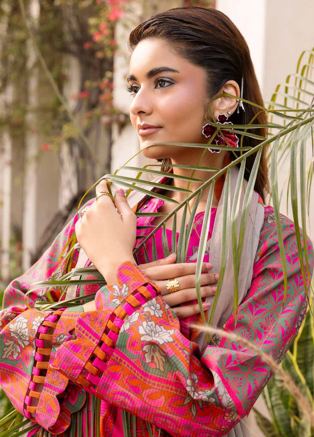 C Prints by Charizma Unstitched Printed Lawn 3 Piece Suit CHR26UCP CP6-02 - Summer Collection