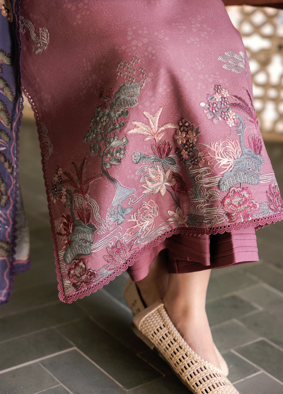 Zync by Florent Whispers Unstitched Embroidered Modal 3 Piece FL25WW FL-9A - Winter Collection