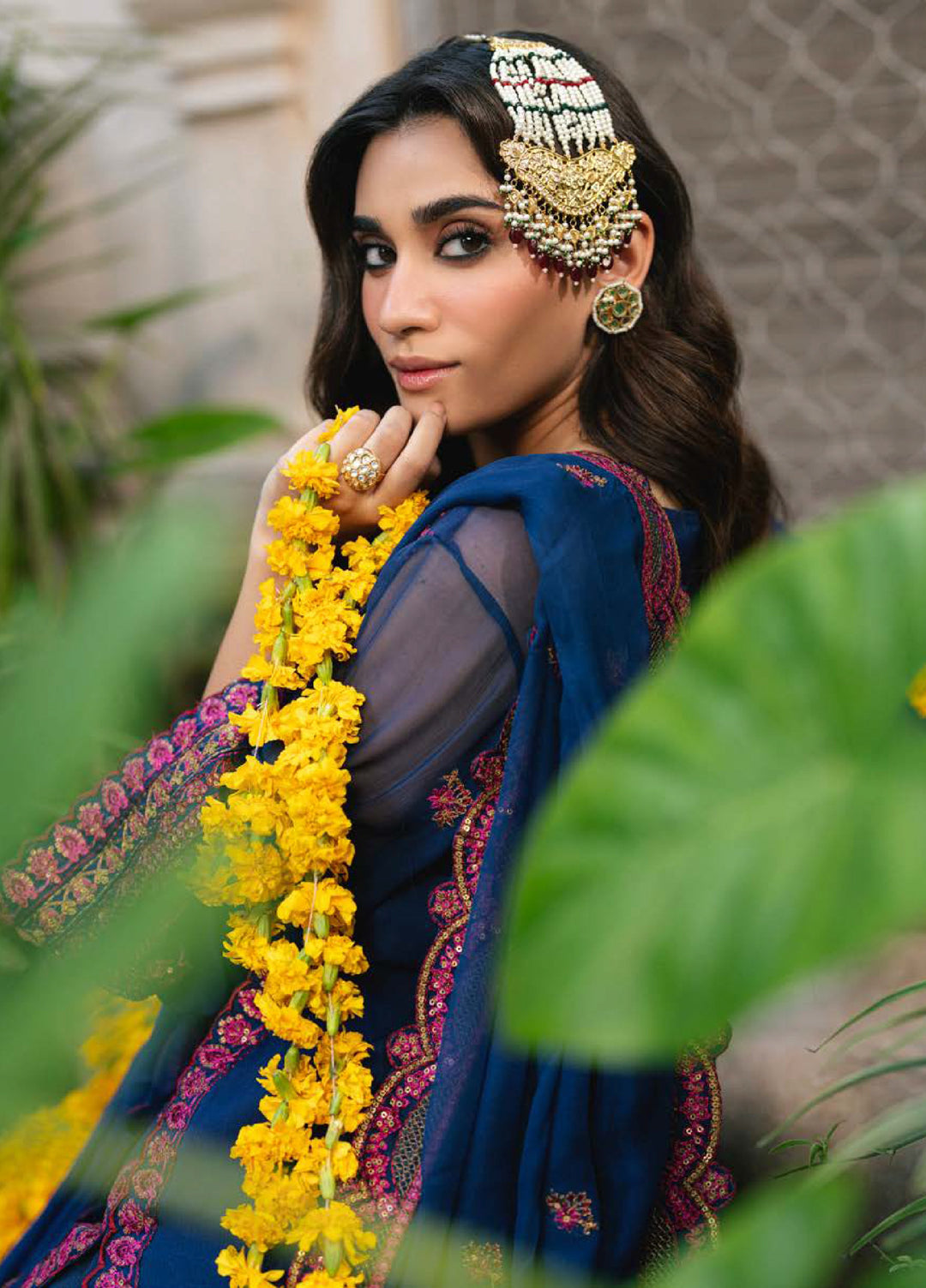 Gulnaar by Freesia Embroidered Chiffon Suits Unstitched 3 Piece FRE25GL FSU-653 Roksana - Festive Collection