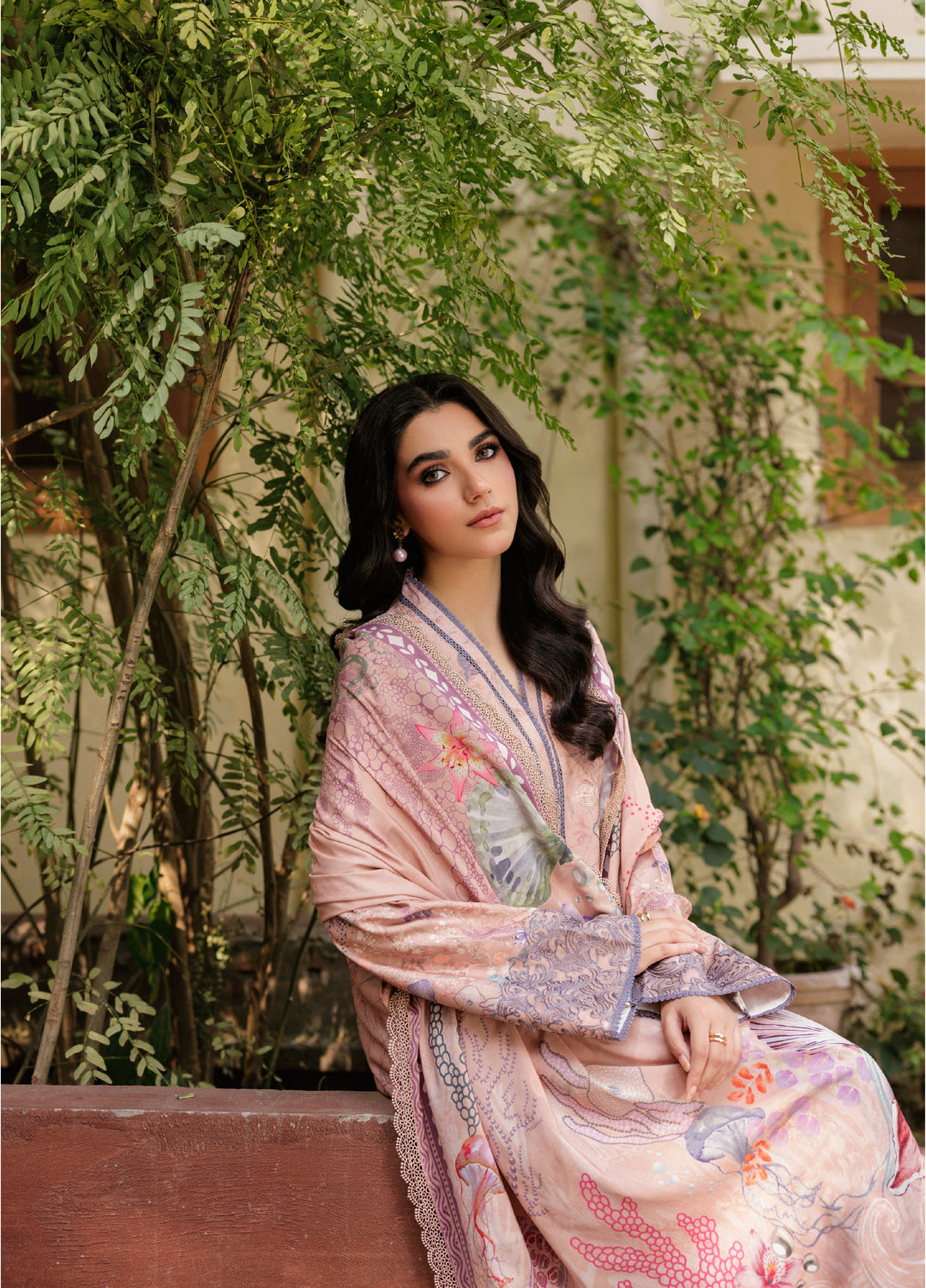 Zync by Florent Whispers Unstitched Embroidered Modal 3 Piece FL25WW FL-4A - Winter Collection