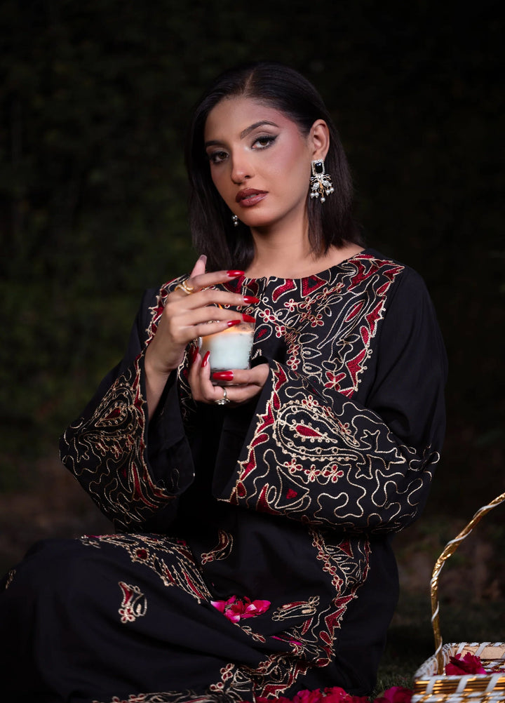 Sitaray by Reezas Women Pret Silk Embroidered 2 Piece Shab e Surkh - Festive Collection
