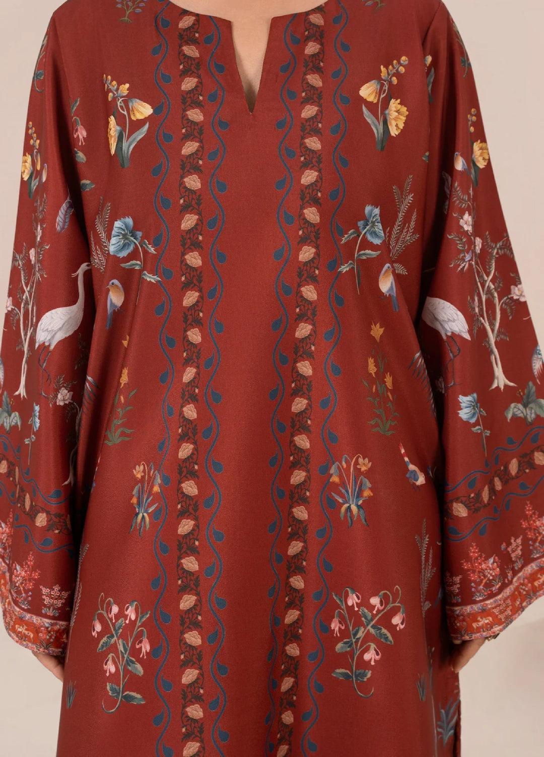 Crimson Hawk by Chandan Nagri Women Pret Printed Crepe 3 Piece Suit ZYRA - Casual Collection