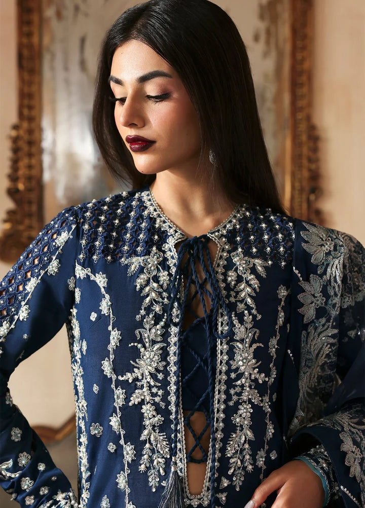 Zarposh Unstitched Embroidered Raw Silk 3 Piece Suits ZP26UF Inara - Festive Collection