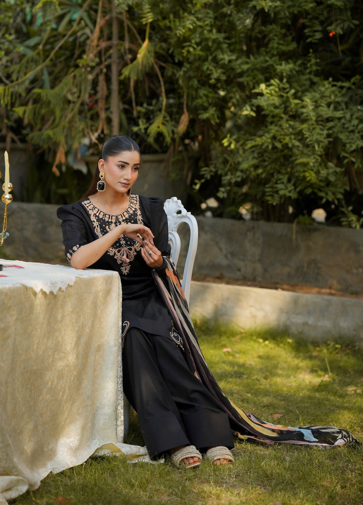 Daily Luxe by Huma Gul Unstitched Printed Lawn 3 Piece Suit ZARIAHHG-1103 - Casual Collection