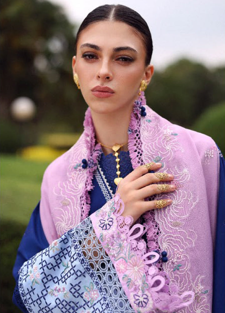 Lilas by Republic WomensWear Unstitched Embroidered Lawn 3 Piece Suit RW26ULL Lilas D-3B - Eid Collection