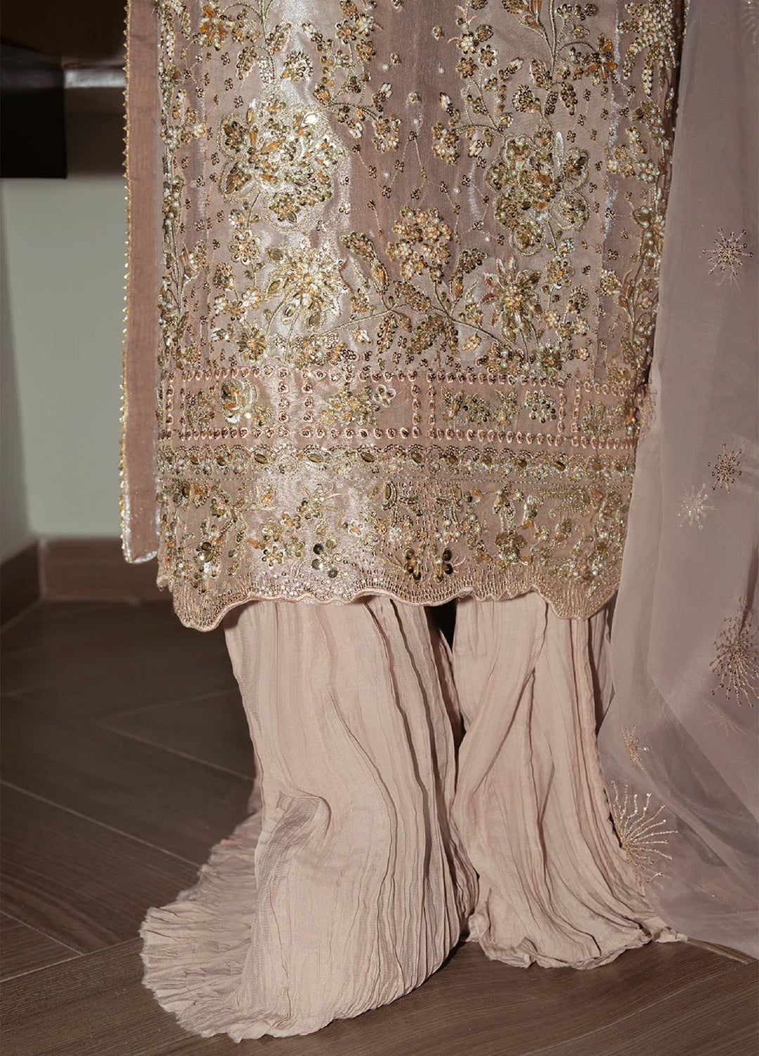 Pari Naaz by Neeshay Embroidered Net Suits Unstitched 3 Piece NSH25PW Noorain - Formals Collection