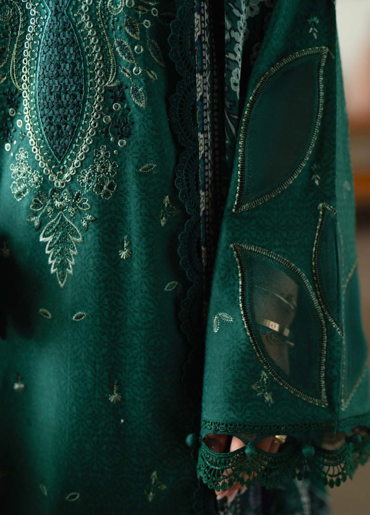 Raha by Nureh Unstitched Embroidered Jacquard Lawn 3 Piece Suit NU26URJ NE-234 - Festive Collection