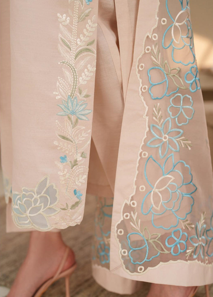 Tabeer by Zarif Unstitched Silk Embroidered 3 Piece Suit ZR26UT ZE-TS-02 FLORIELLE - Winter Collection