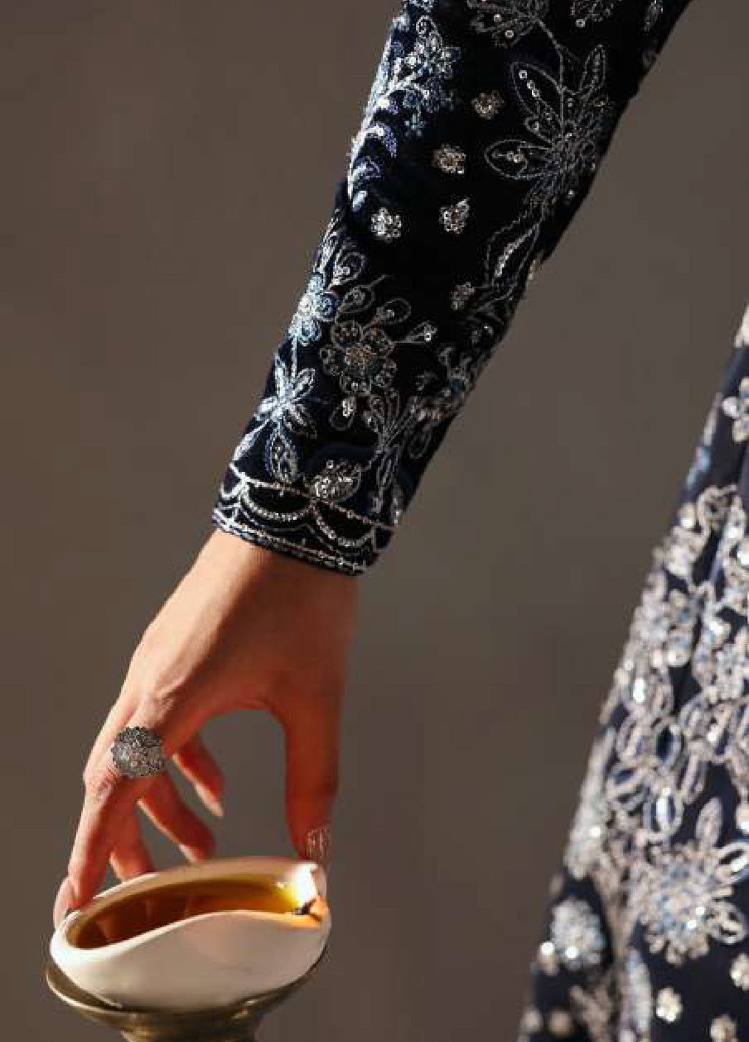 Marais by Gulaal Unstitched Velvet Embroidered 3 Piece Suits GL25VF GL-25-V13 Ardora - Festive Collection