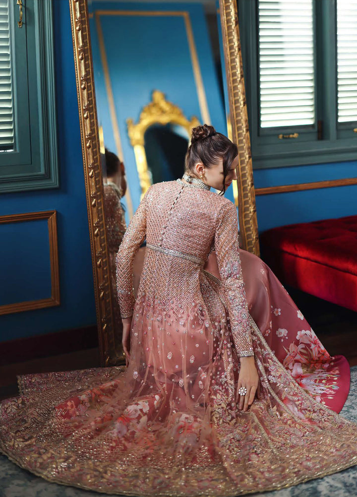 The Muse by Mushq Unstitched Organza Embroidered Suits 3 Piece MU26TM Shayna - Wedding Collection