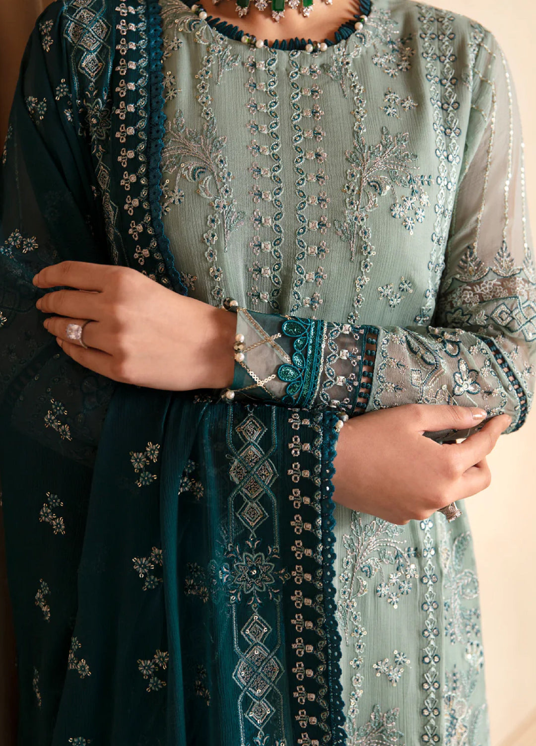 Xenia Formal Unstitched Luxury Chiffon Suits 3 Piece XE25FL Khira - Formals Collection