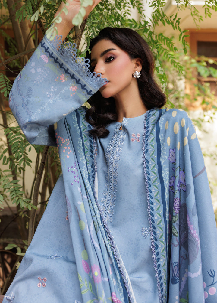 Zync by Florent Whispers Unstitched Embroidered Modal 3 Piece FL25WW FL-3A - Winter Collection