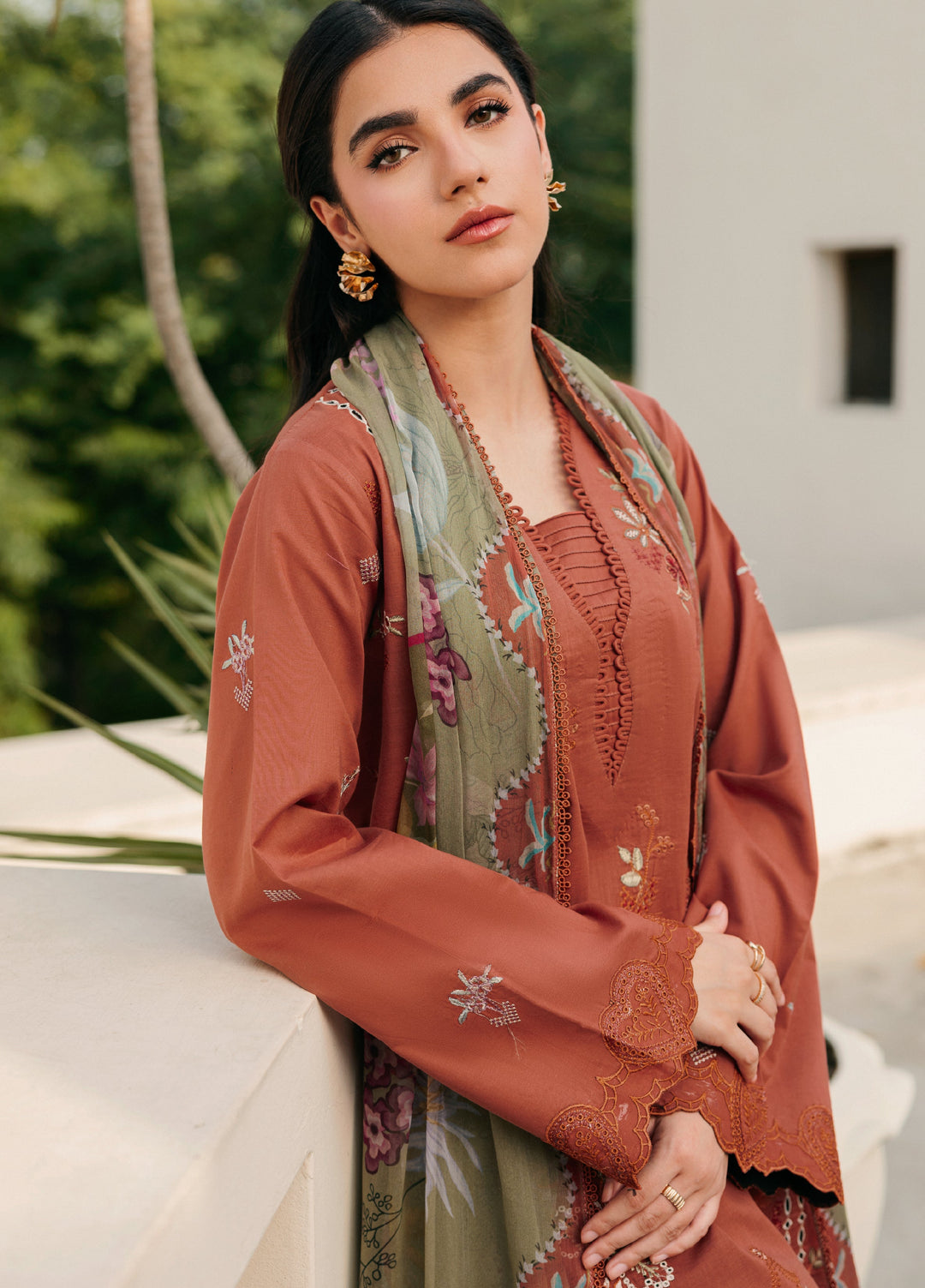 Zync by Florent Unstitched Embroidered Lawn 3 Piece Suit FL26ULZ FZ-6B - Lawn Collection