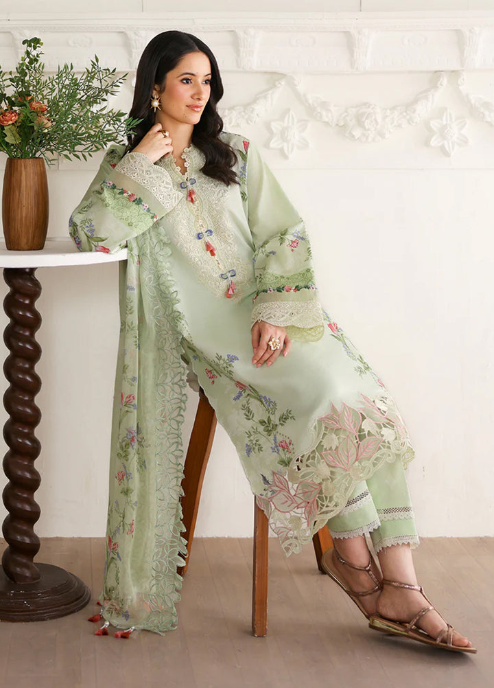 Sunlit Tales by Roheenaz Unstitched Embroidered Lawn 3 Piece Suit RN26ULS Meadow Glow RUNSS260705 - Lawn Collection