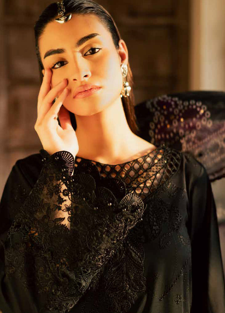 Bazar by Nureh Unstitched Chikankari Lawn 4 Piece Suit NU26UNL NE-257 - Eid Collection