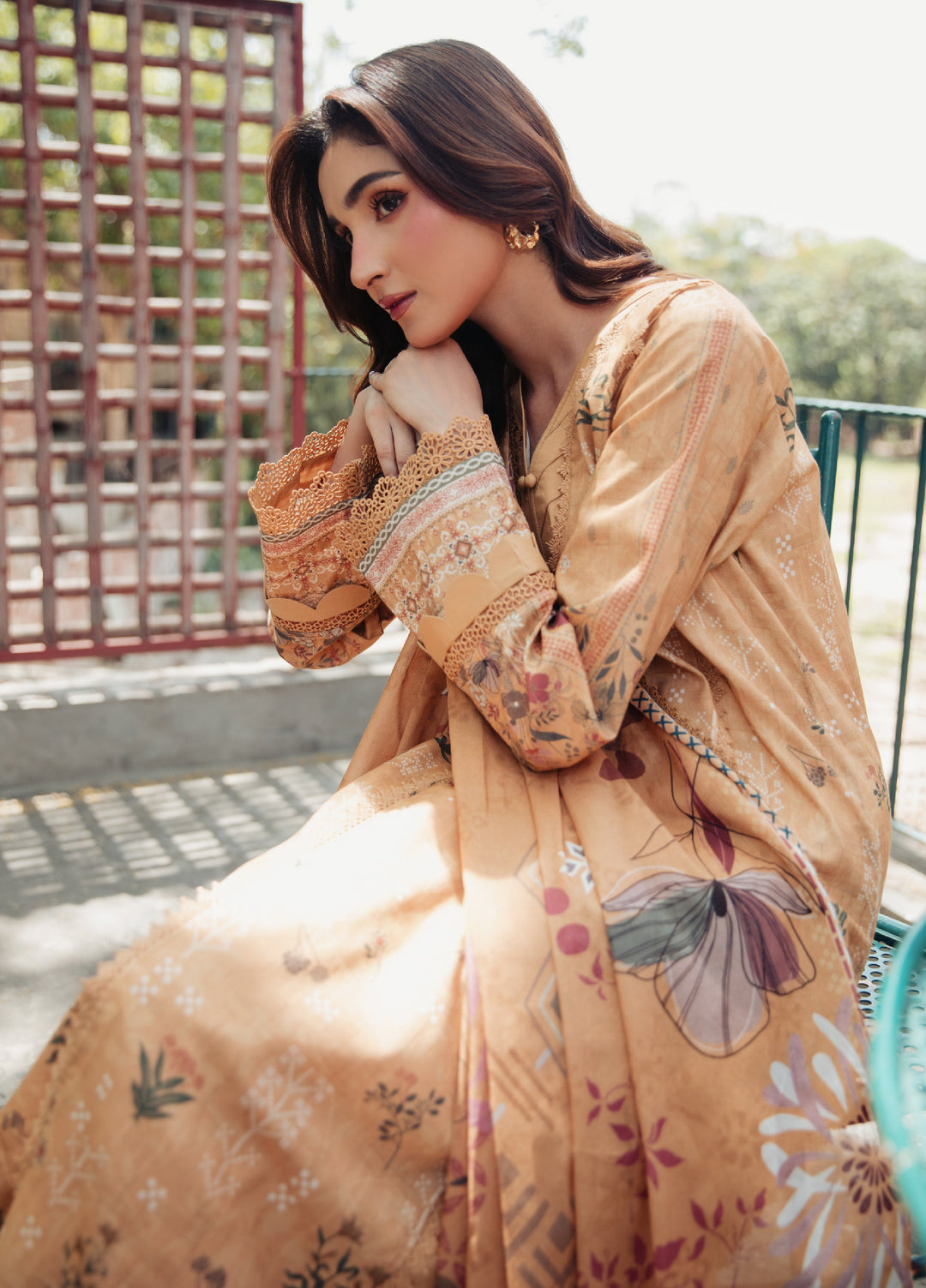 Zync by Florent Unstitched Printed Lawn 3 Piece Suit FL26ULE FZ-5 - Eid Collection