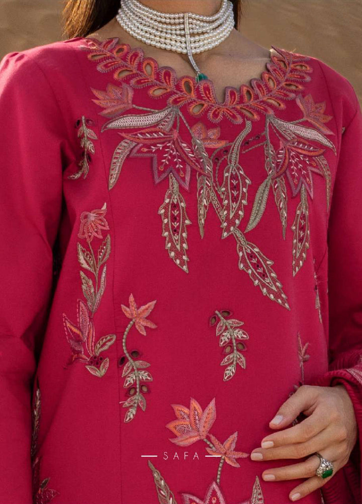 Rang Rasiya Premium Unstitched Embroidered Lawn 3 Piece Suit RR26UP D-9 Safa - Festive Collection