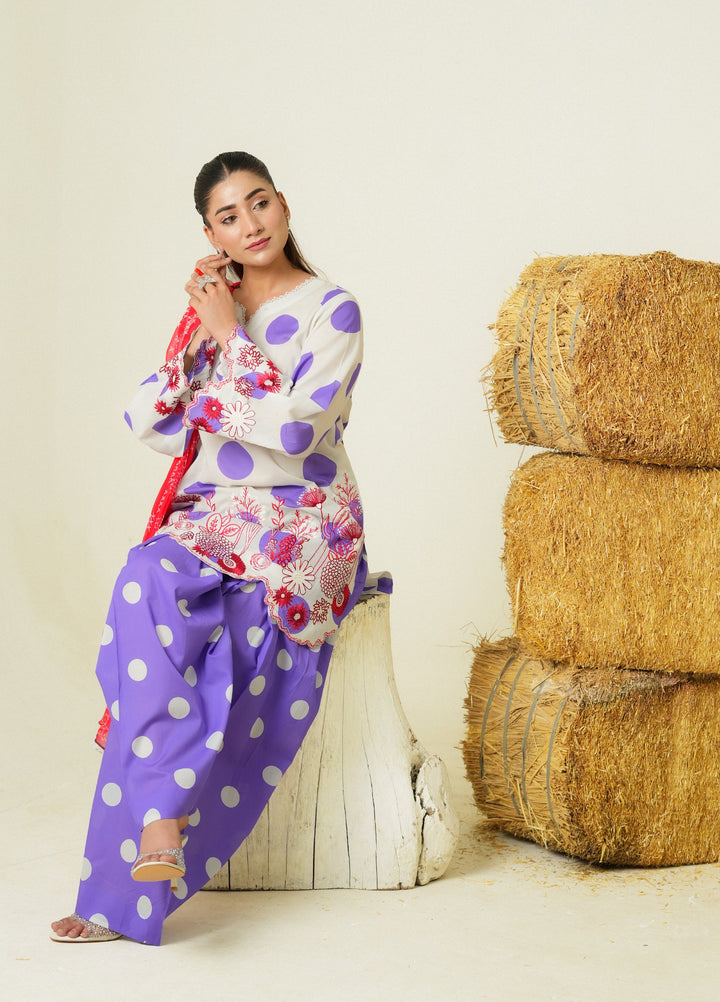 Zar e Jahan by Huma Gul Unstitched Printed Lawn 3 Piece Suit SEREENHG-904 - Casual Collection