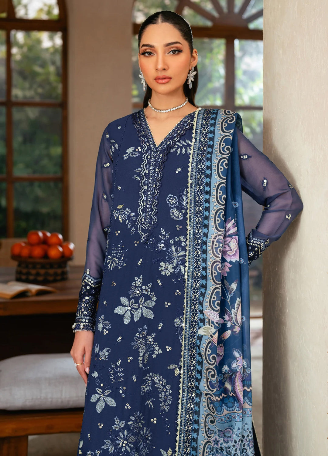 Xenia Formal Unstitched Luxury Chiffon Suits 3 Piece XE25FL Verena - Formals Collection