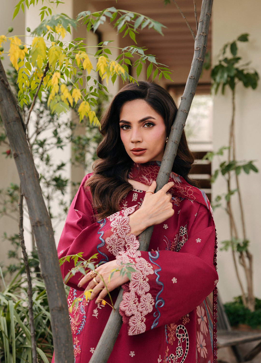 Zync by Florent Unstitched Embroidered Lawn 3 Piece Suit FL26ULZ FZ-7A - Lawn Collection