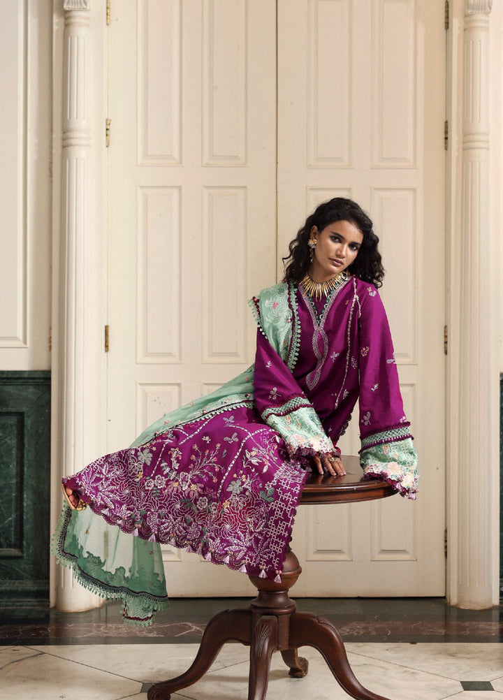 Lilas by Republic WomensWear Unstitched Embroidered Lawn 3 Piece Suit RW26ULL D-3A - Eid Collection