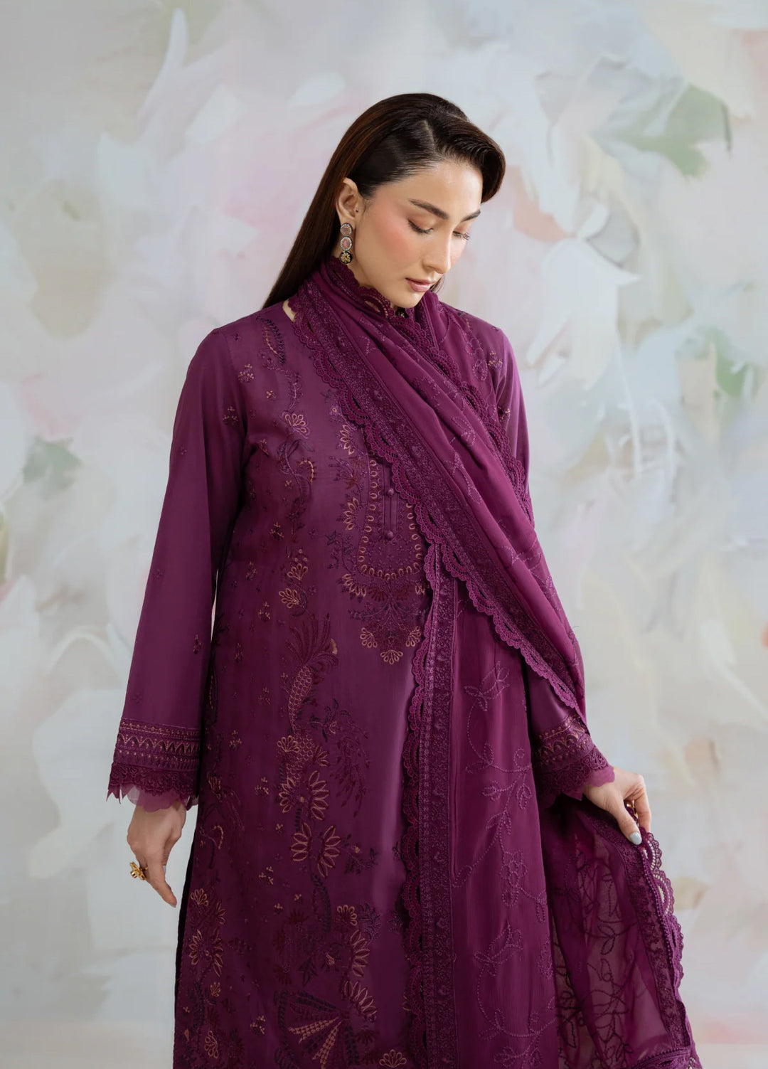 Core by Daria Clothing Unstitched Embroidered Lawn 3 Piece Suit DC26UCL DA-79 - Summer Collection