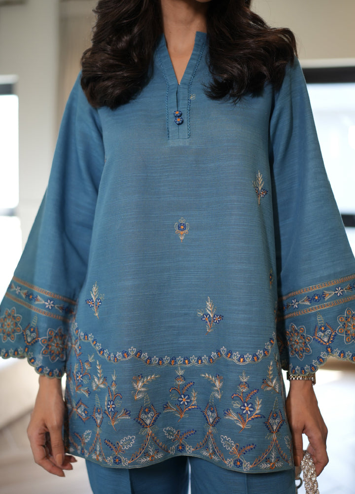 Pret Essentials by Sahar Pret Embroidered Khaddar 2 Piece AWEK-RR-02 - Winter Collection