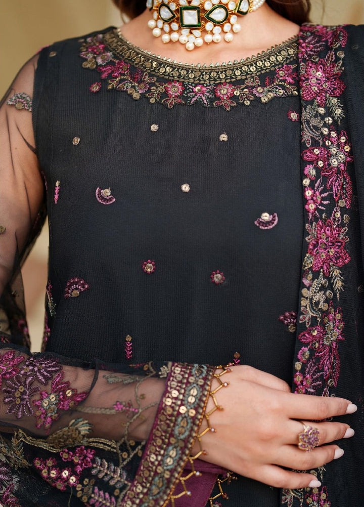 Meesa by Zarif Unstitched Net Embroidered Suits 3 Piece ZR25UF ZRF-ML-05 JEMIHA - Winter Collection