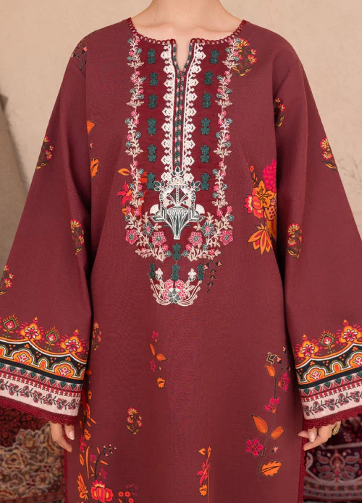 Jugnu by Chandan Nagri Women Pret Embroidered Khaddar 3 Piece Suit Zariya - Winter Collection