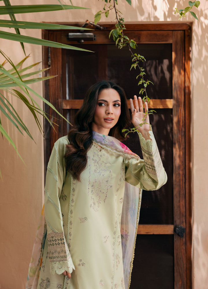 Zync by Florent Unstitched Embroidered Lawn 3 Piece Suit FL26ULZ FZ-2A - Lawn Collection
