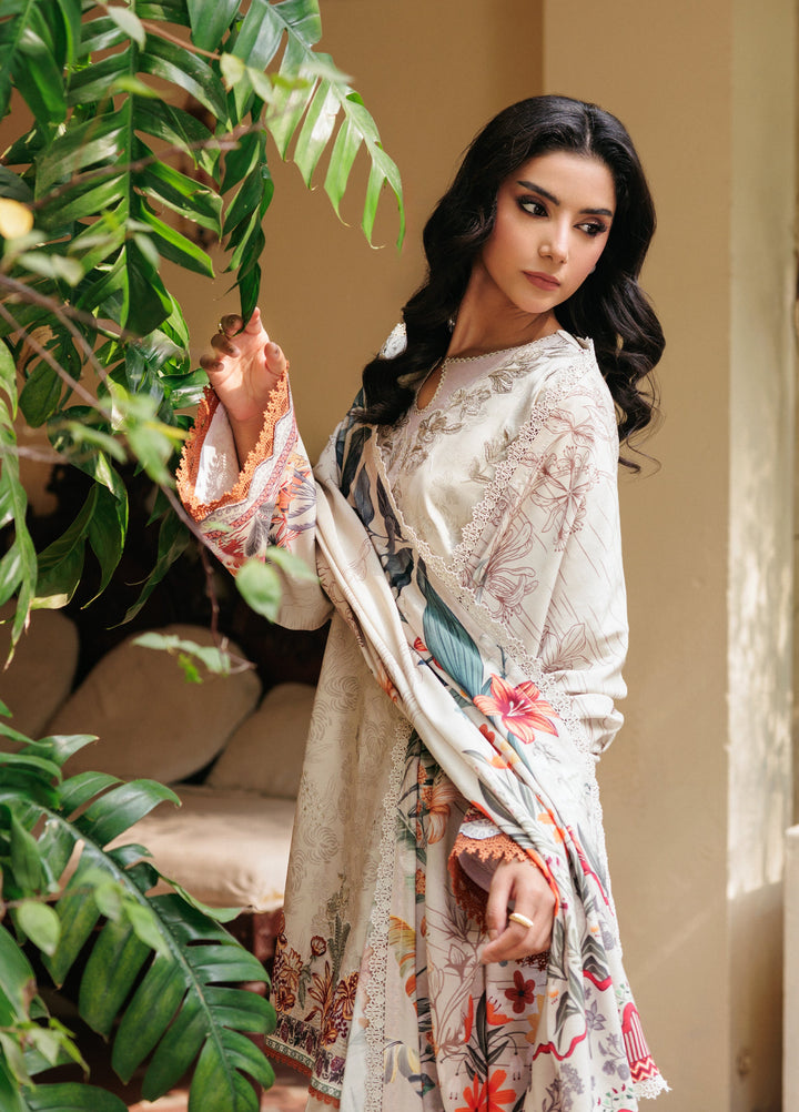 Zync by Florent Whispers Unstitched Embroidered Modal 3 Piece FL25WW FL-2A - Winter Collection