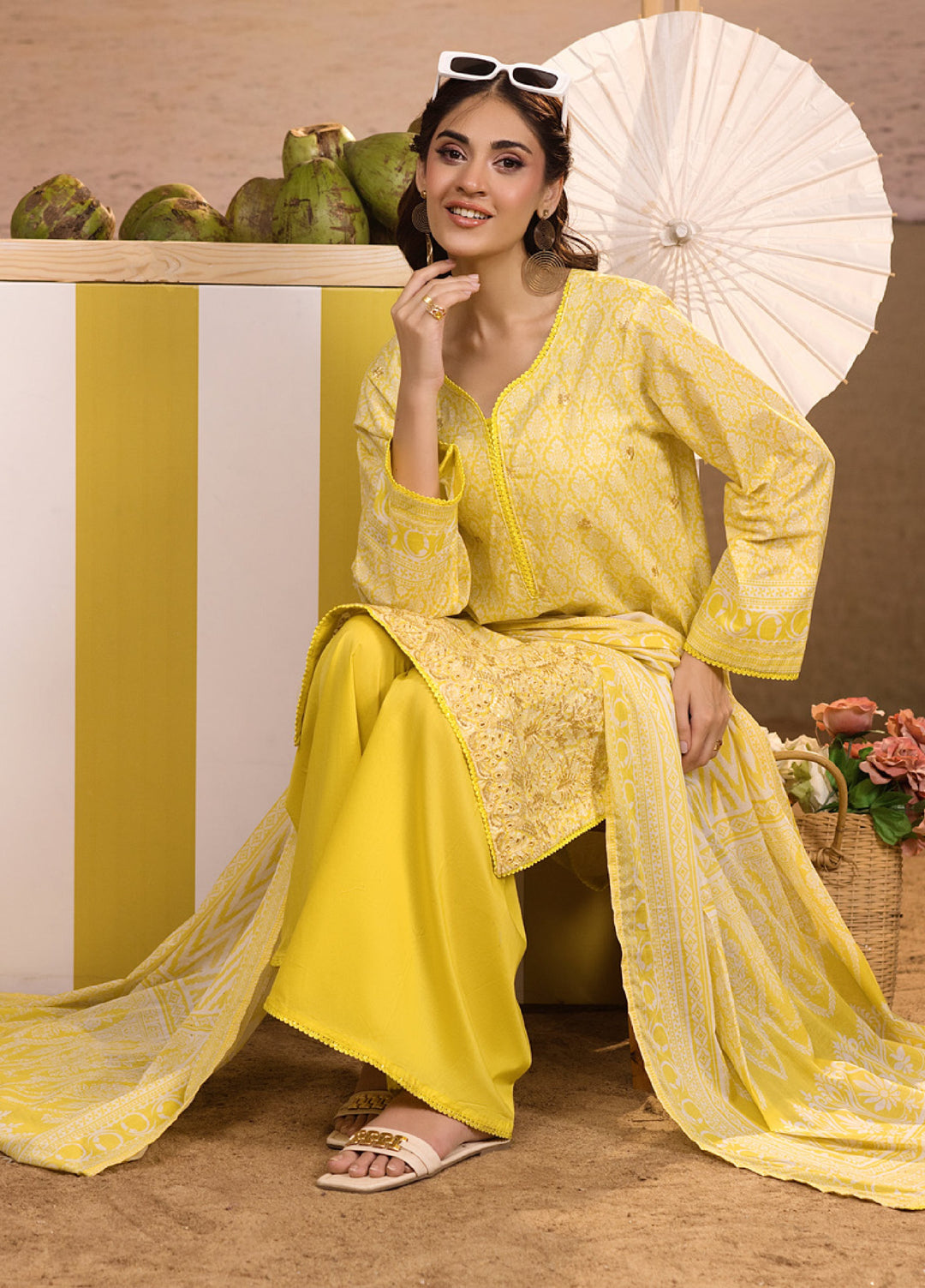 Regalia Textiles Unstitched Embroidered Lawn 3 Piece Suit RG26UEL D-8 - Casual Collection