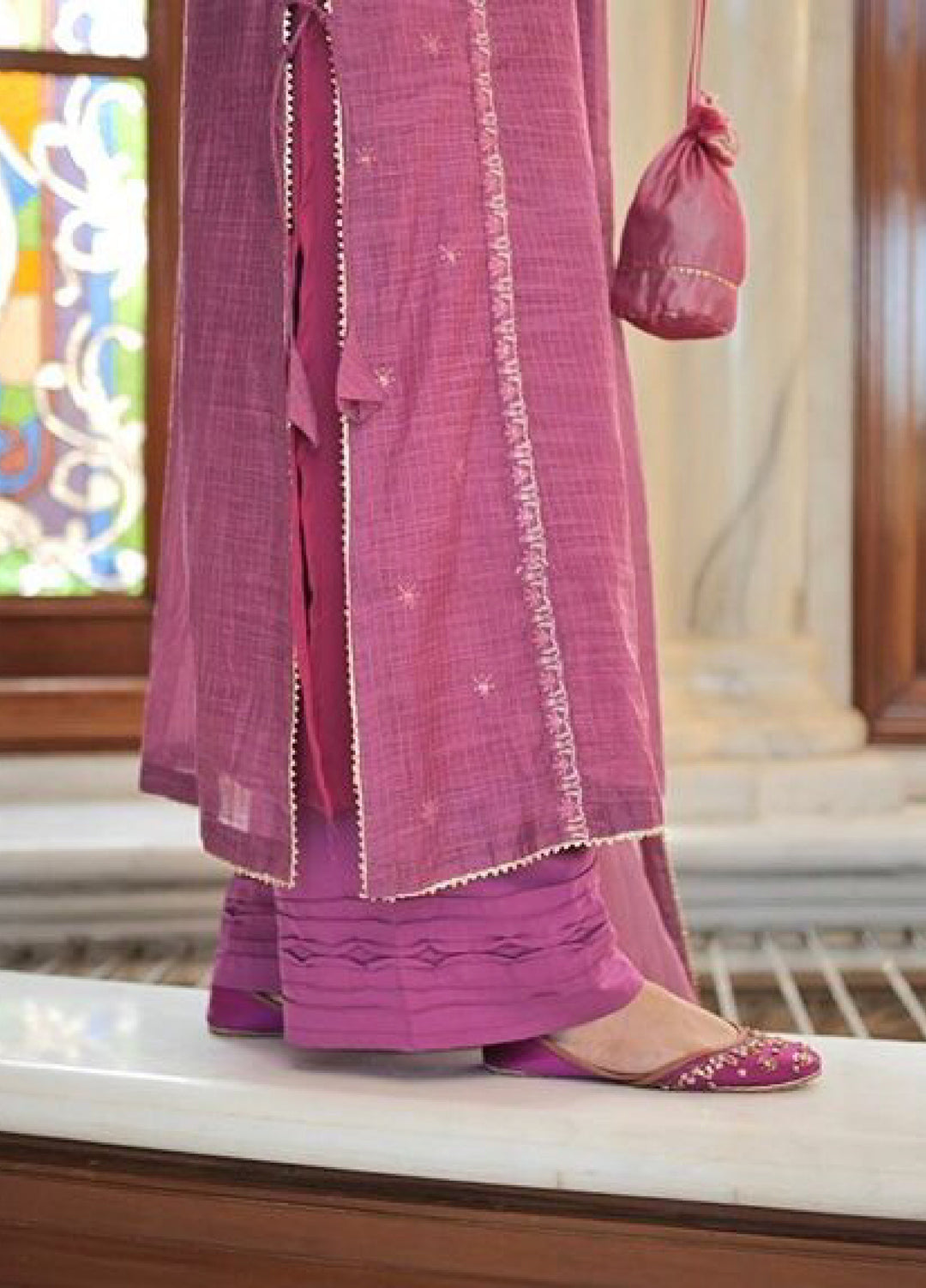 Omal by Komal Behnon Ki Eid Munar Line 3 Piece Pret Suit Liyana - Festive Collection