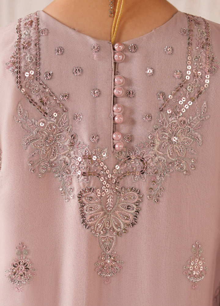 Aymal by Alizeh Fashion Unstitched Embroidered Chiffon 3 Piece Suit AFB26UA D-04 June - Festive Collection