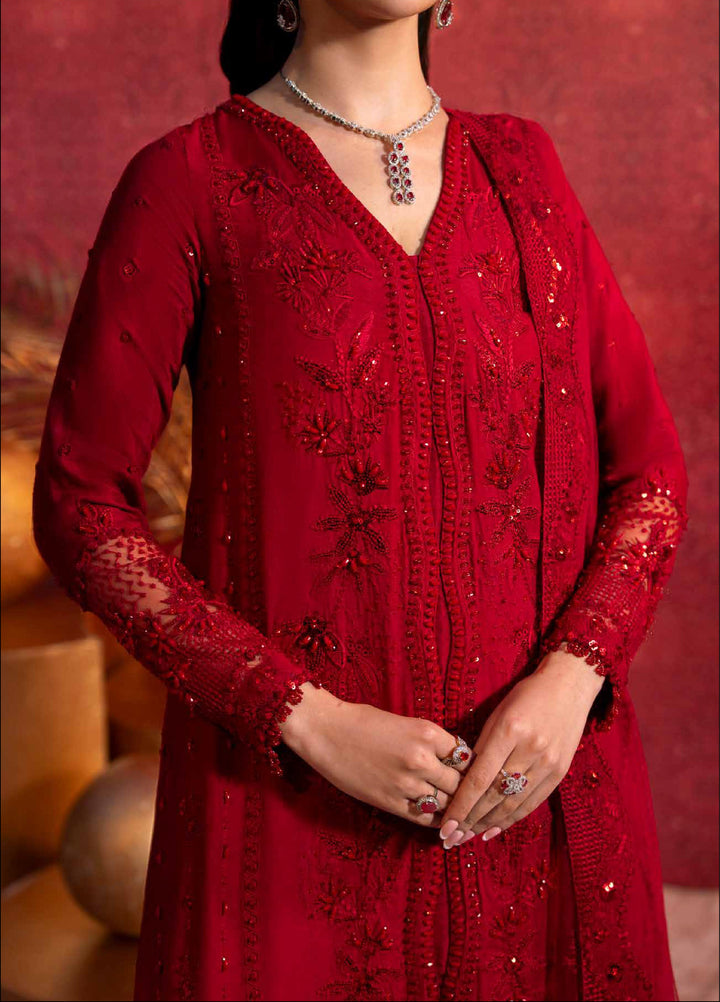 Zarmina by Zariya Unstitched Embroidered Russian Silk 3 Piece Suit ZRY26UZ ZB50042 - Festive Collection