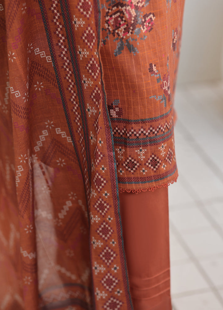 Nayab by HZ Textiles Unstitched Printed Cotton Lawn 3 Piece Suit HZ28UN NPC-08 - Casual Collection