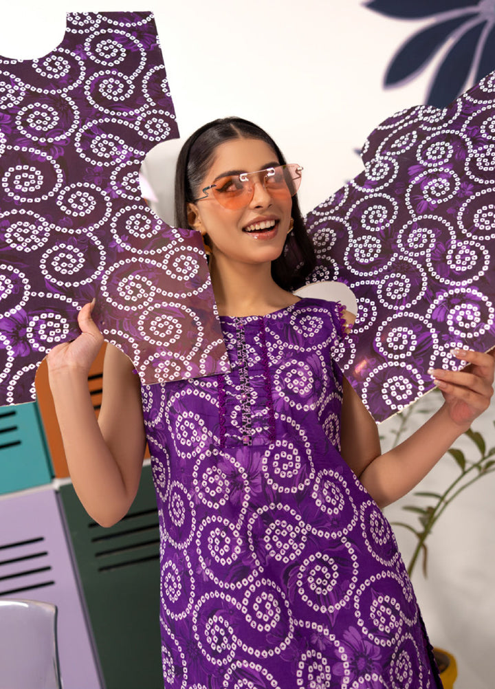 Coco Popup by Al Zohaib Unstitched Printed Lawn 3 Piece Suit AZ26UCP D-3 - Summer Collection