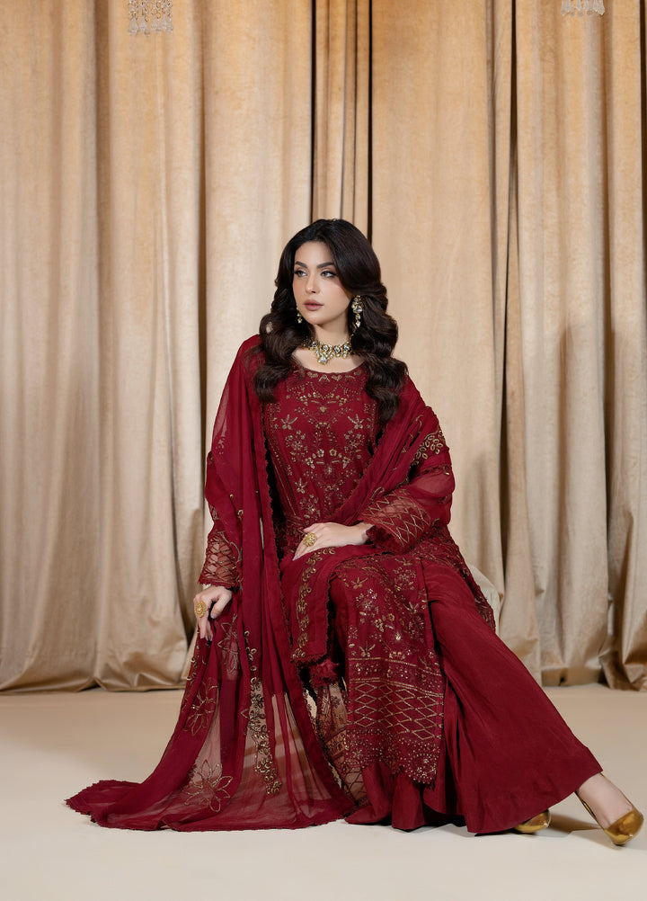 Daastan Raum by Sarb Unstitched Embroidered Chiffon 3 Piece Suit RS26UCD DCL-05 - Festive Collection