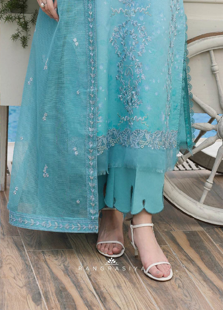 Florence by Rang Rasiya Unstitched Embroidered Lawn 3 Piece Suit RR26ULF Tara - Festive Collection
